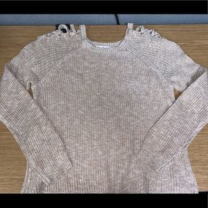 Beige Sweater Size XL Boho